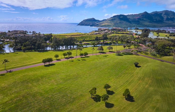 View of Lani Malie Homesites looking towards the ocean
